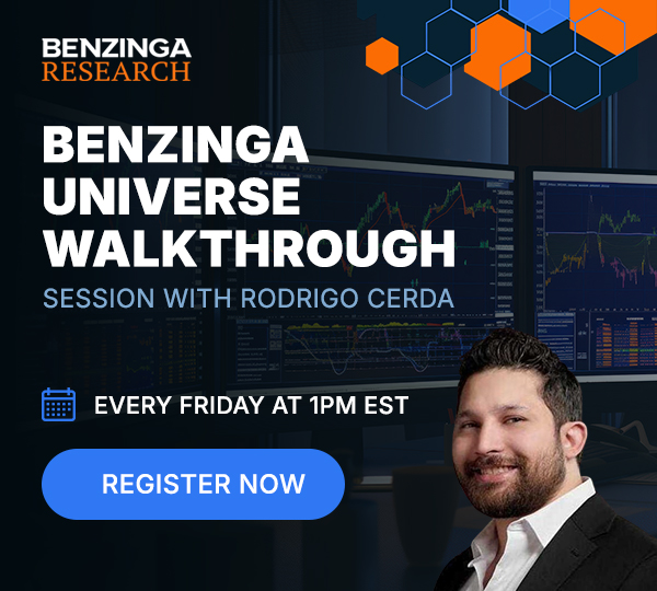 Benzinga Universe Walkthrough