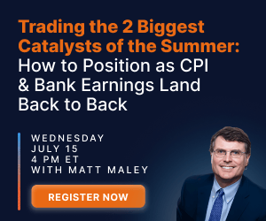 Trading the 2 Biggest Catalysts of the Summer: How to Position as CPI and Bank Earnings Land Back to Back